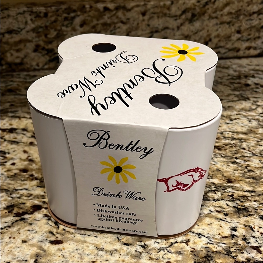Bentley Drink Ware Set with Floral Design